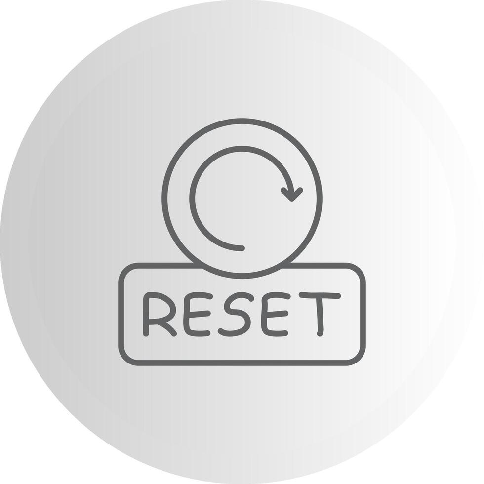 Reset Versatile Web Graphic Layout vector