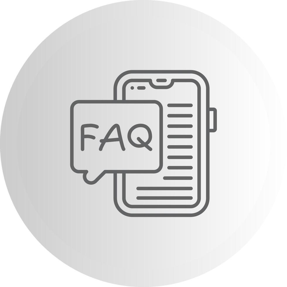 Smartphone Faq Utility Design Feature Layout vector