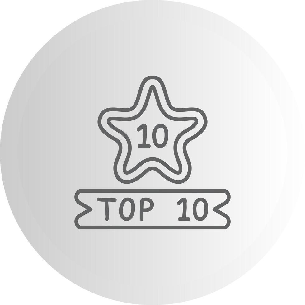 Top 10 Mobile App Symbol Layout vector