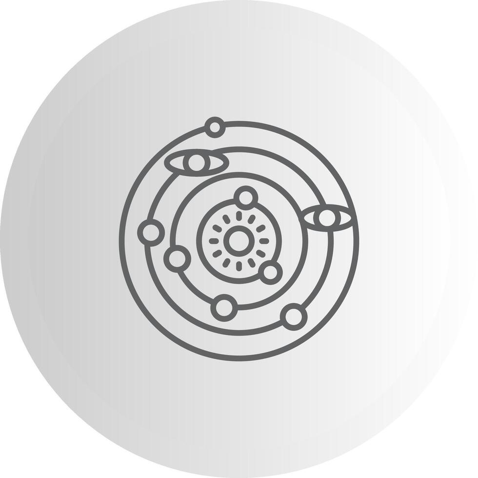 Solar System Modular Interface Graphic Asset vector