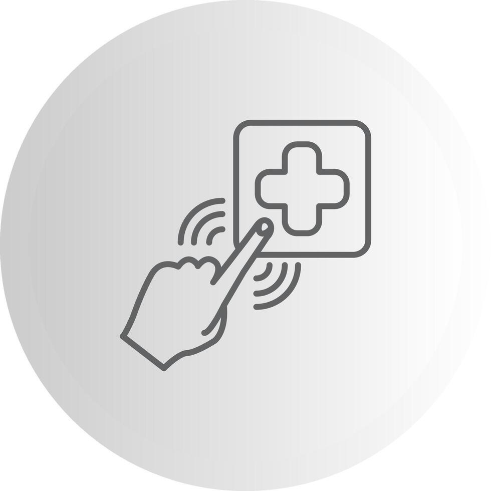 Emergency Button Creative Design Element vector