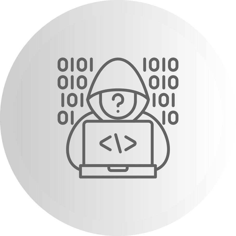 hacker utilidad enfocado forma elemento vector