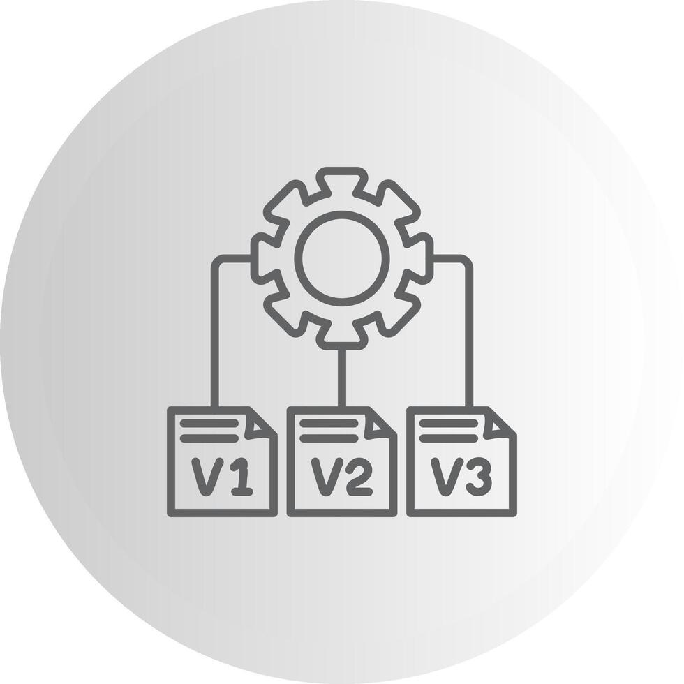 Version Control Scalable UX Feature Graphic vector