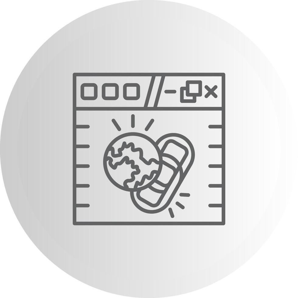 Laptop Cache Concise Visual Representation Asset vector