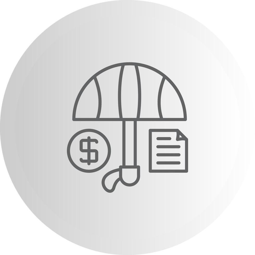 Insurance Dashboard UI Element Graphic vector