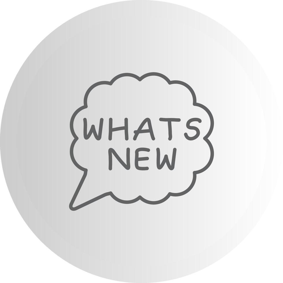 Whats New Tech Style Mark Graphic vector