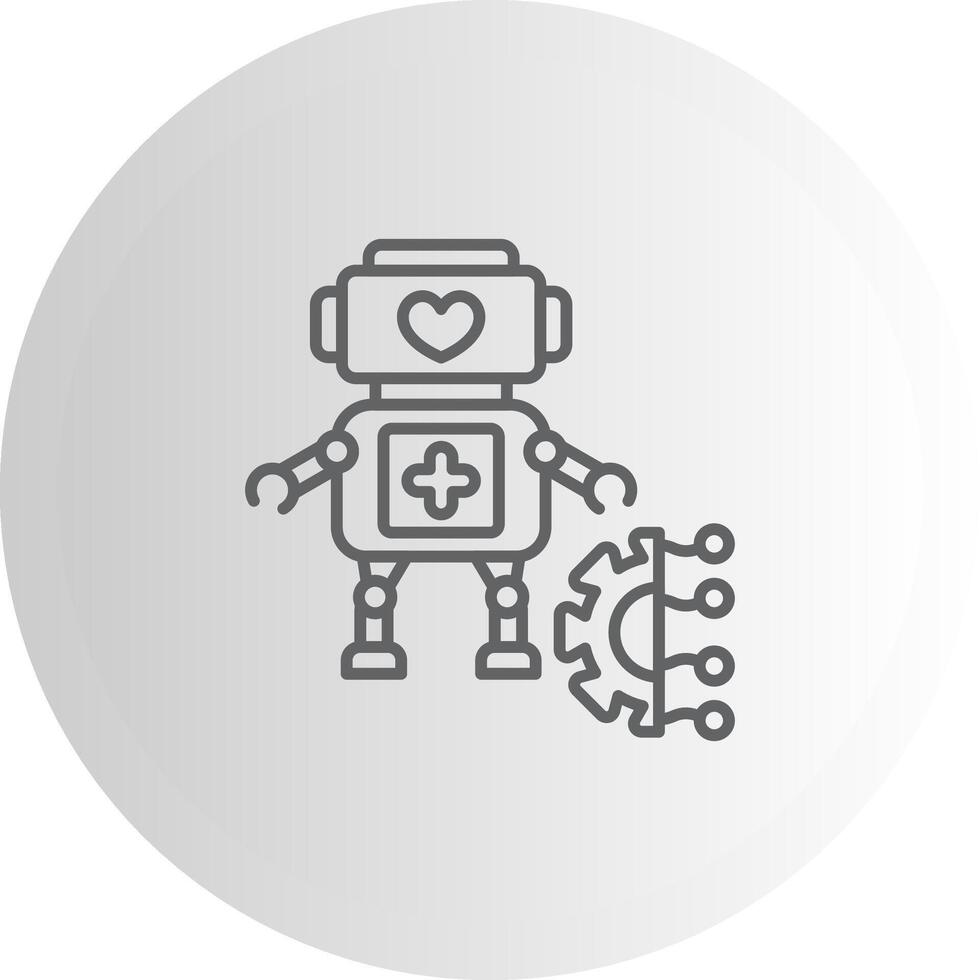 Robot Scalable UI Form Graphic vector