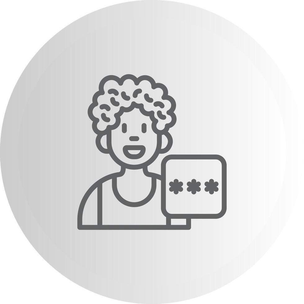 usuario alfiler código profesional ui símbolo gráfico vector