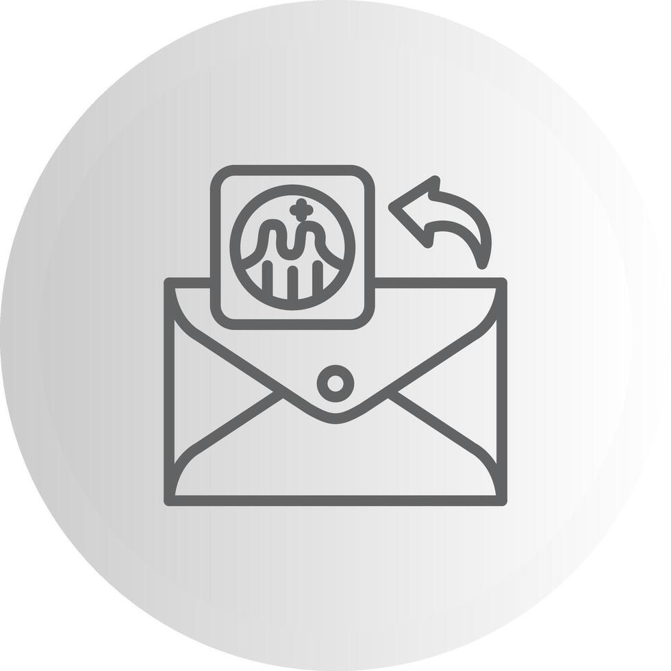 Email Graph Mobile UI Mark Design vector