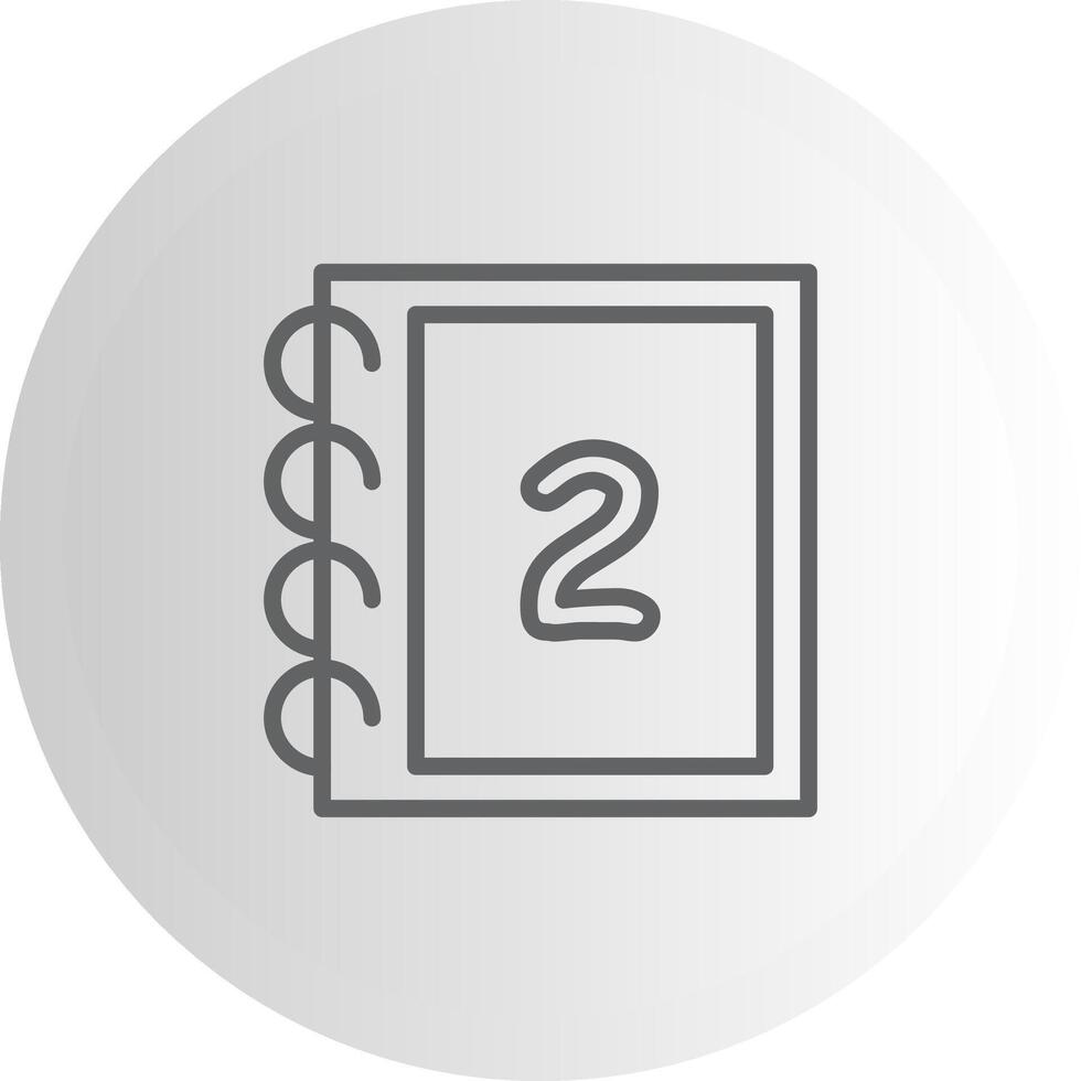 Math Two Iconic Design Element Layout vector