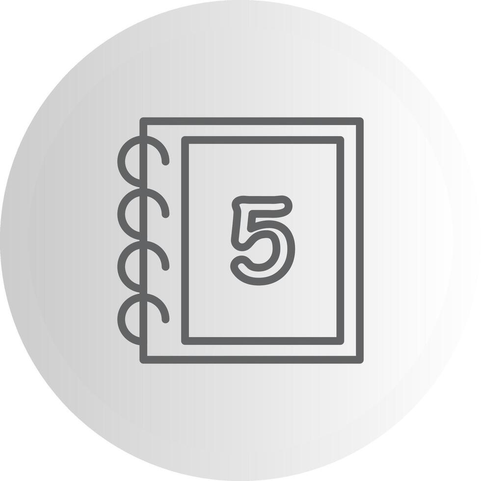 Math Five Branded Object Graphic vector