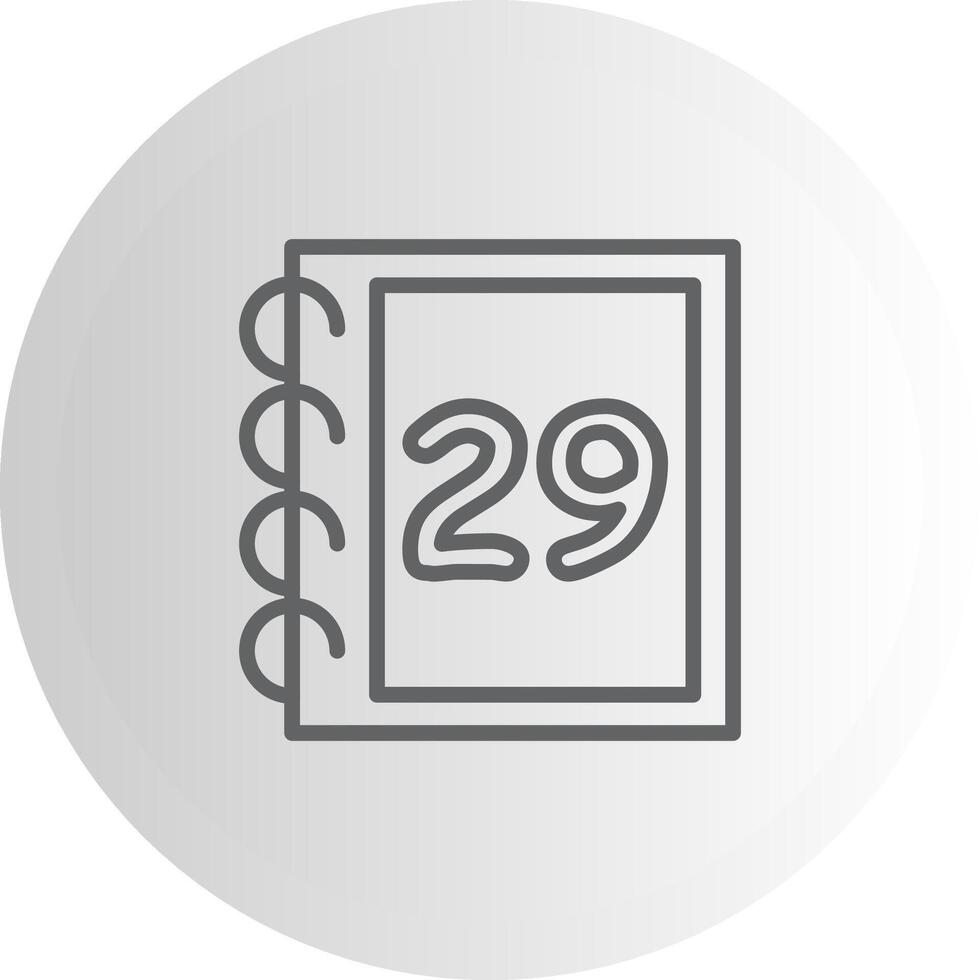 Math Twenty Nine Mobile Optimized Art Layout vector