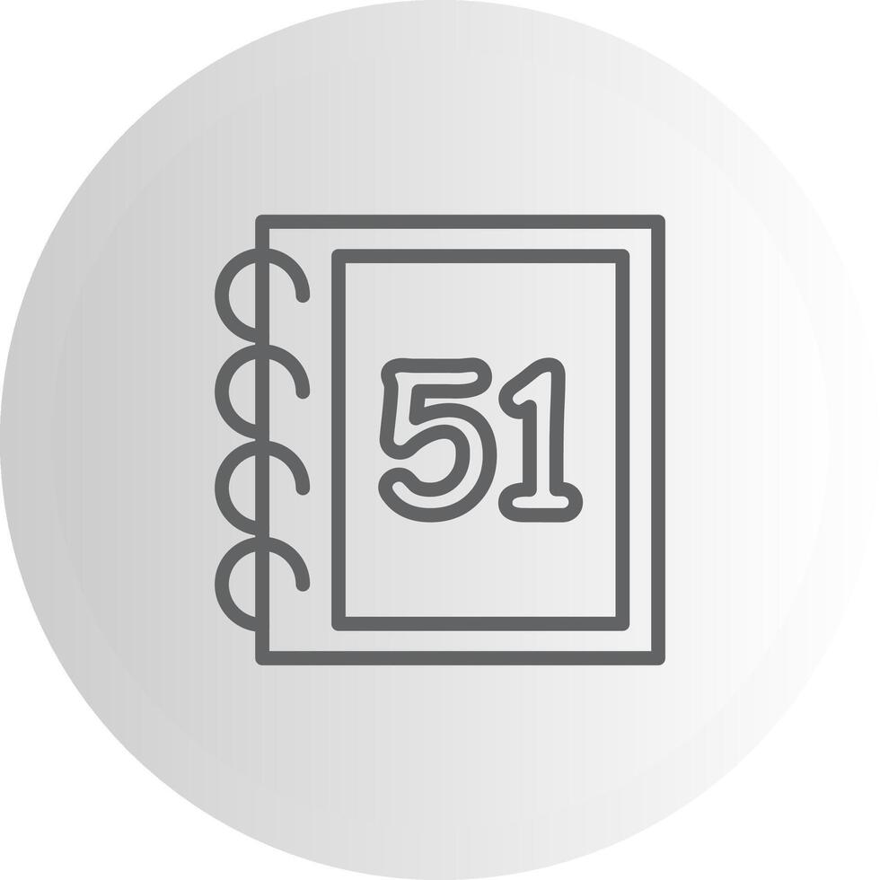 Math Fifty One Versatile Web Graphic Layout vector