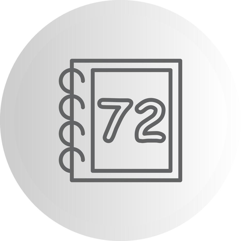 Math Seventy Two Versatile Web Graphic Layout vector