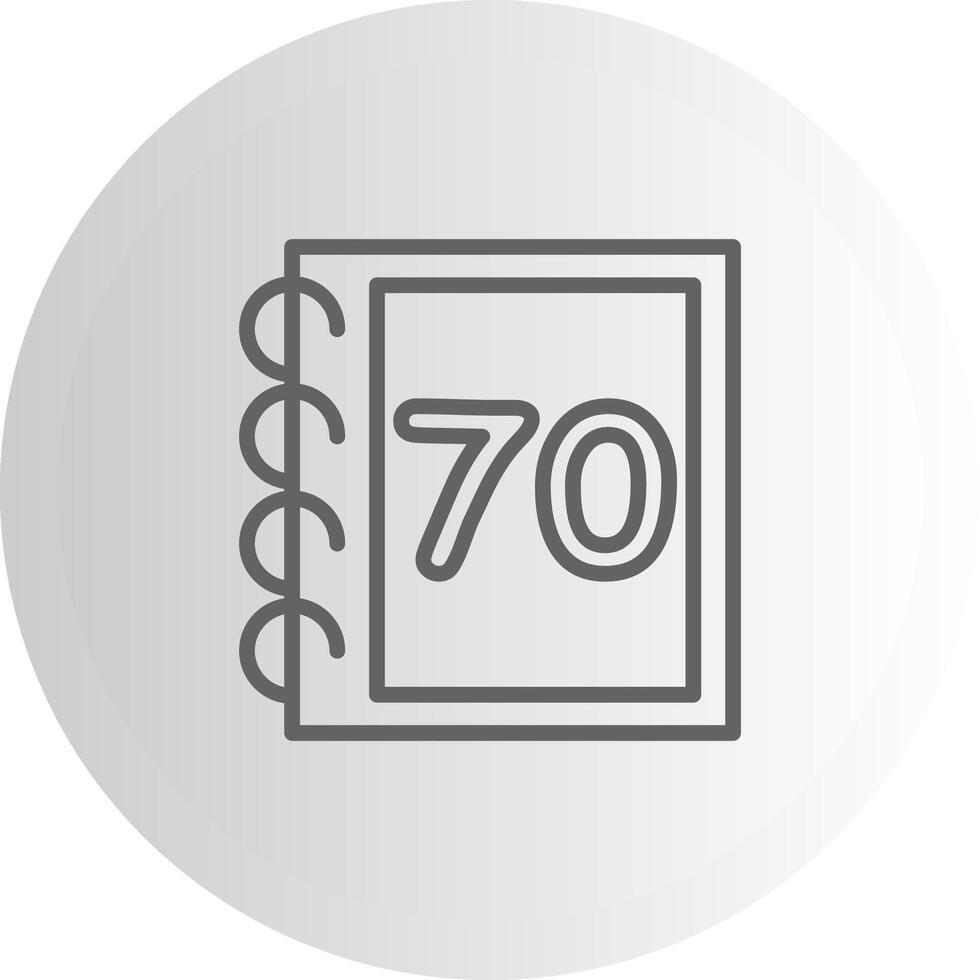 Math Seventy Stylish Layout Asset vector