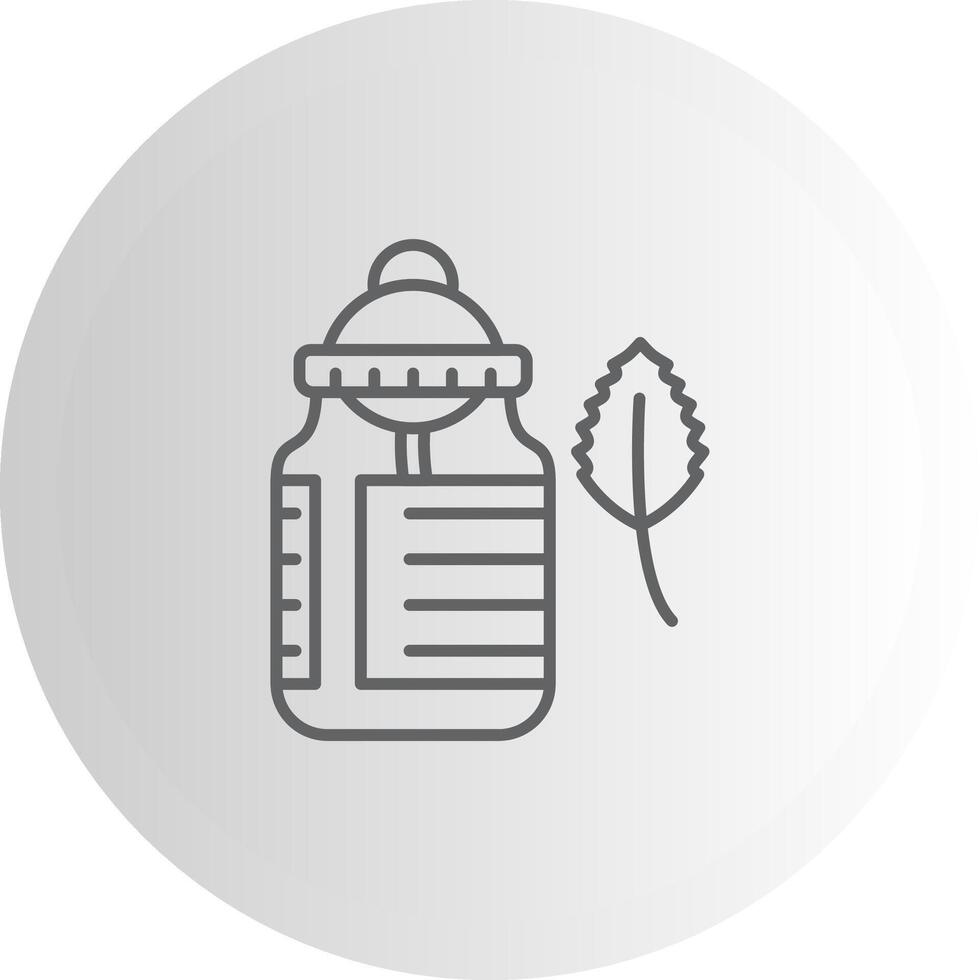 Neem Oil Structured UX Symbol Layout vector