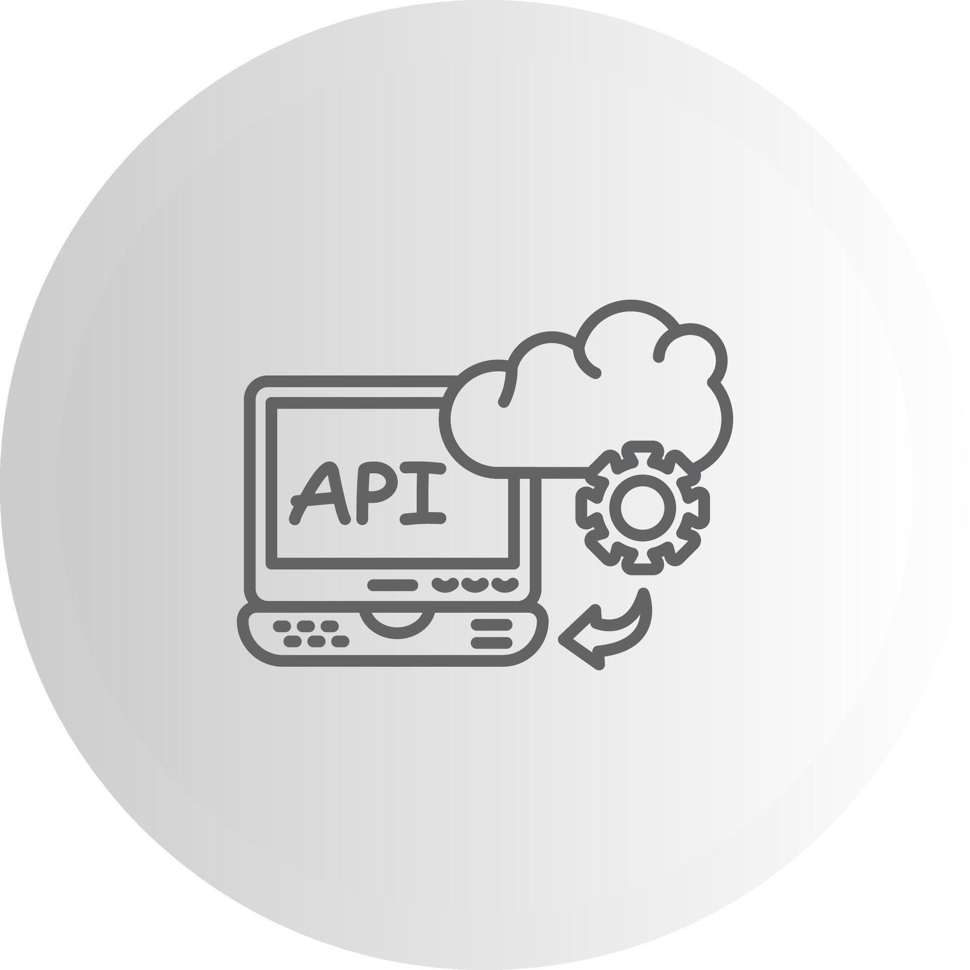 cloud api application programming interface.... Cloud API Tech UI Element Layout 71626246 Vector Art at Vecteezy