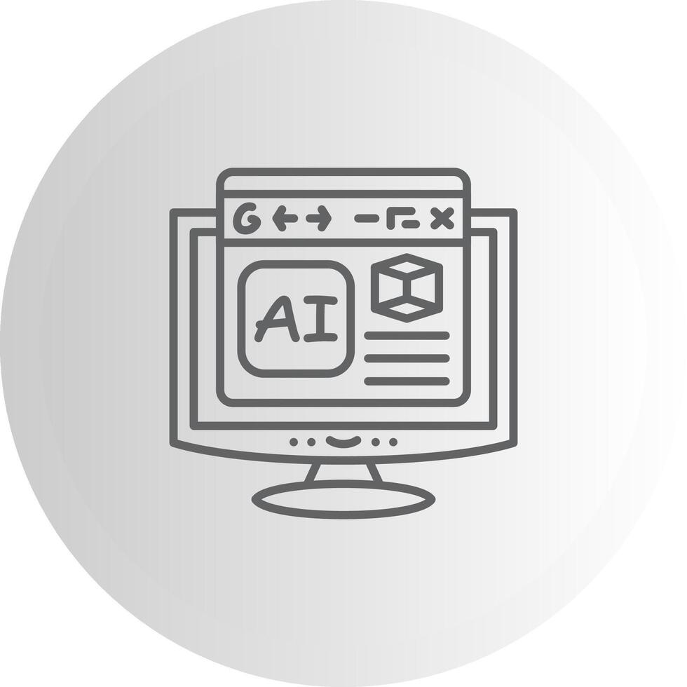 Model Training Mobile UI Mark Design vector