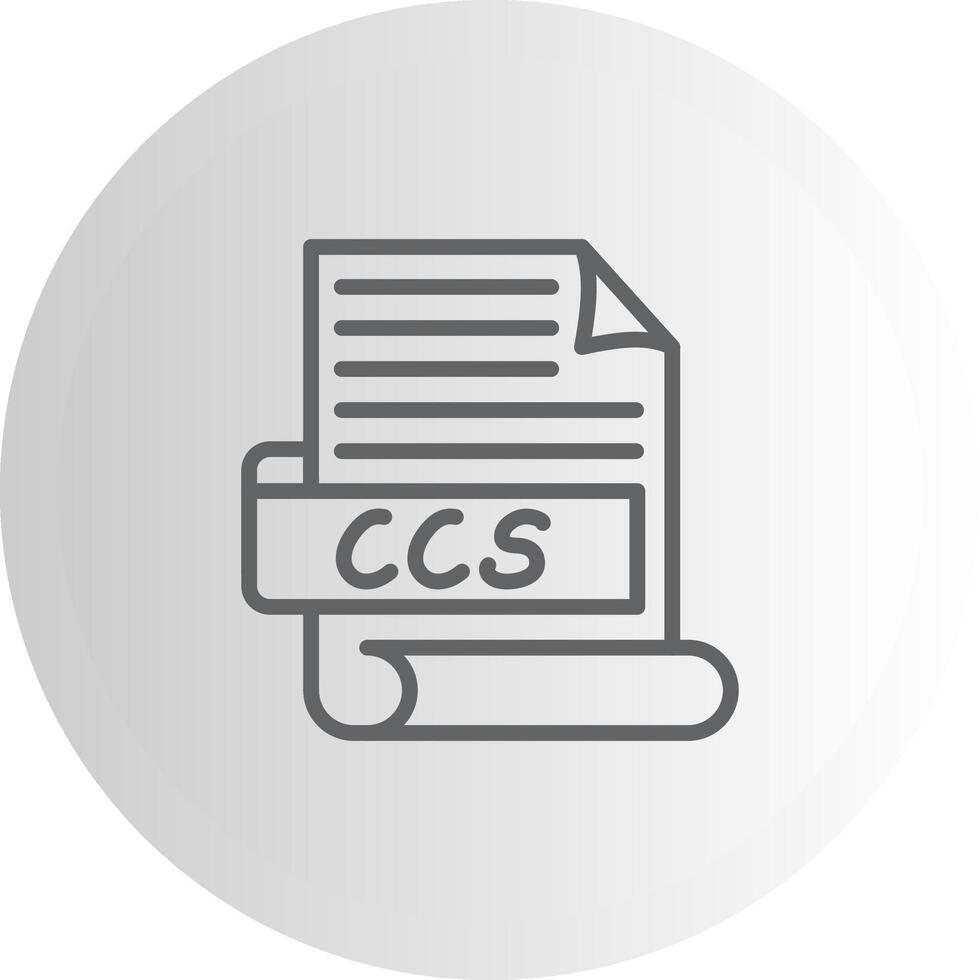 CCS Creative Flat Symbol Design vector