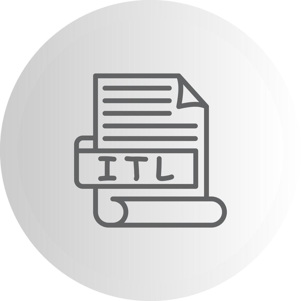 ITL Mobile App Symbol Layout vector