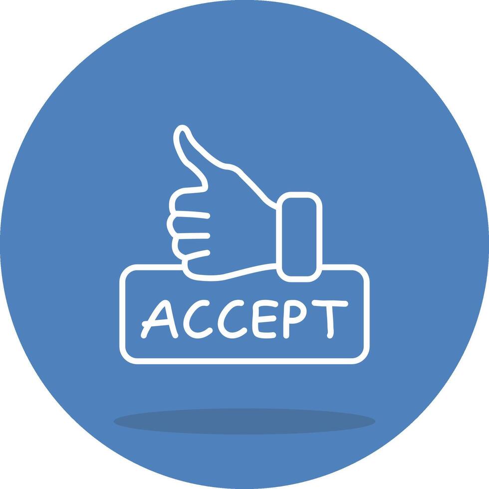 aceptar optimizado web gráfico diseño vector