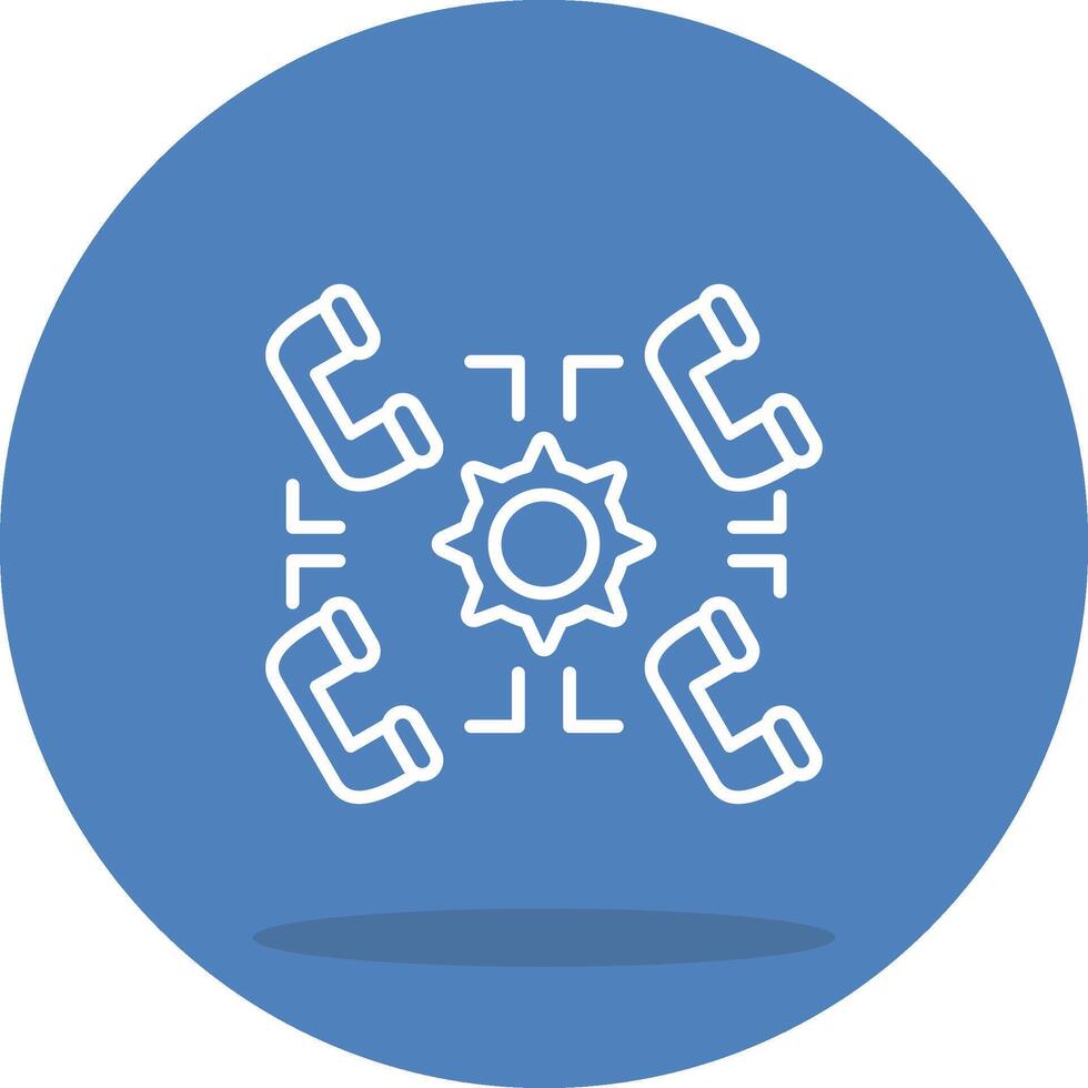 Call Center Professional UI Design Element vector