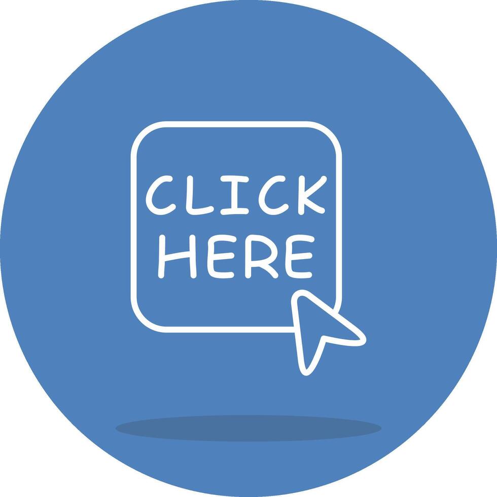 Click Here Concise Design Form vector
