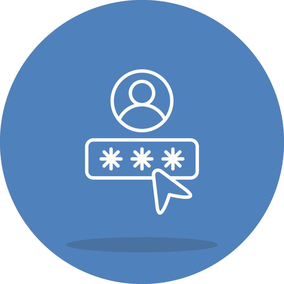 Log In Compact UI Graphic Design vector