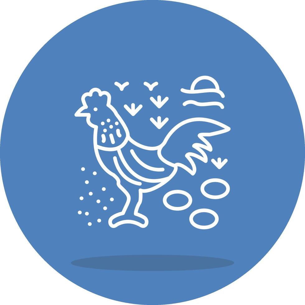 Chicken Core Design Element vector