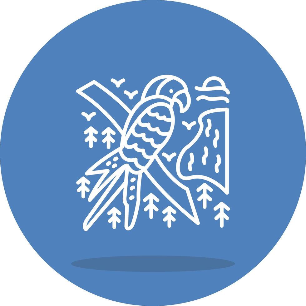 Swift Parrot Interactive Web Design Asset vector