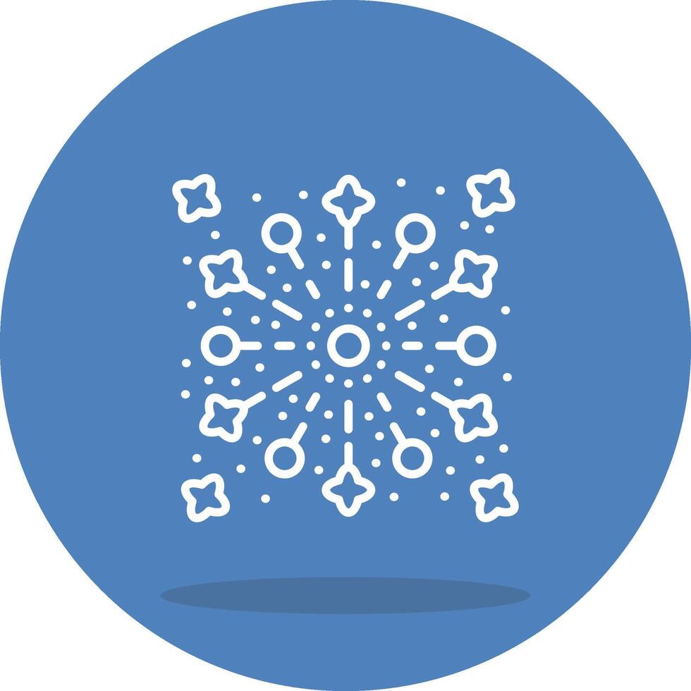 Firework Interactive Flat Design Element vector