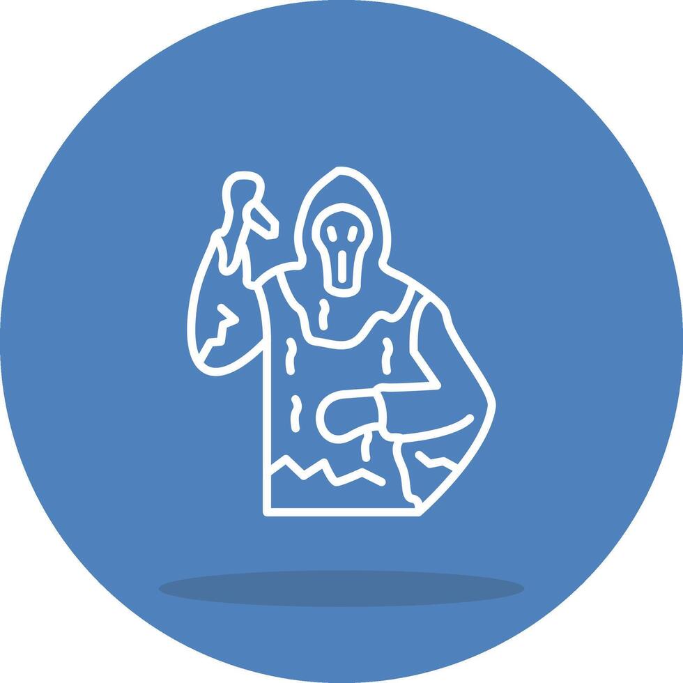 Ghost Killer Streamlined Web Graphic Design vector