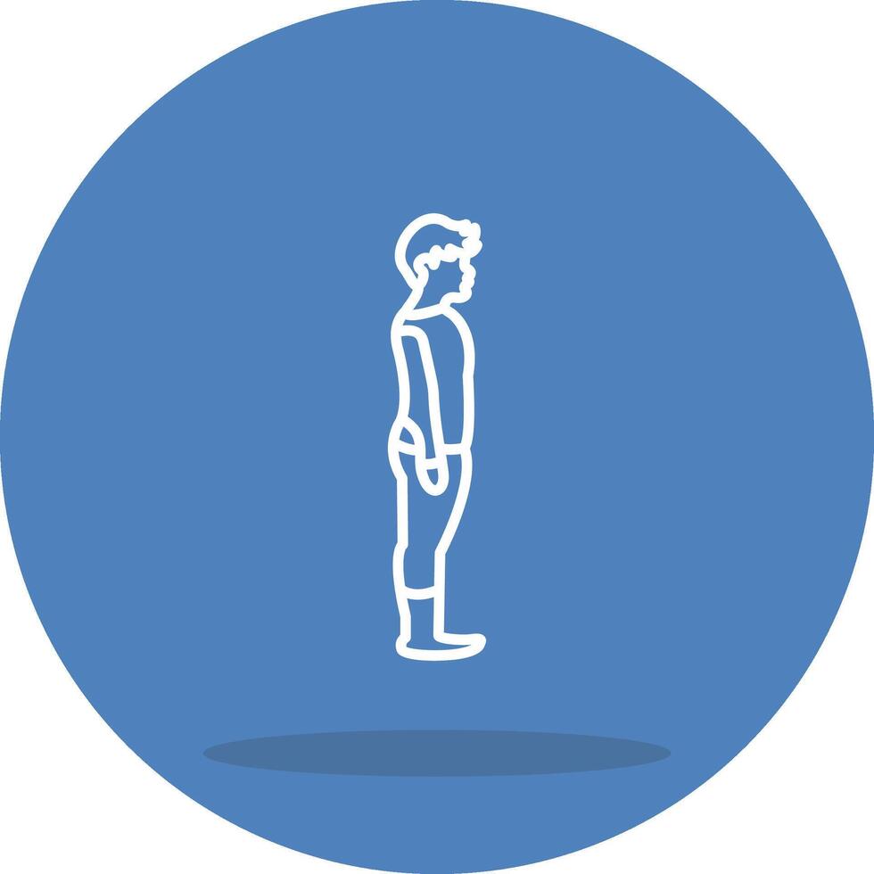 Mountain Pose Optimized Mobile Graphic Layout vector