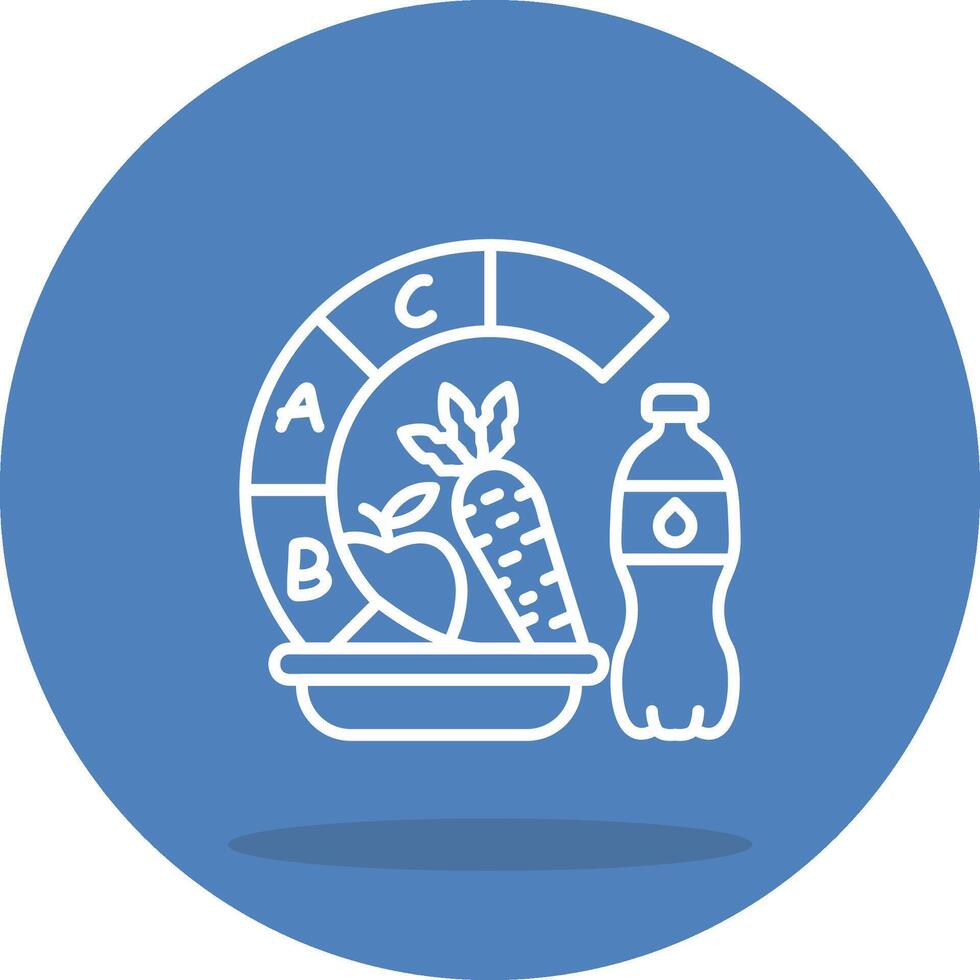 Nutrition Interactive Web Design Asset vector