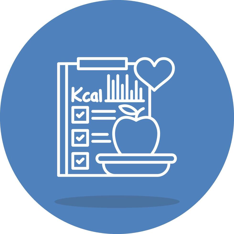 Calories Progress Interactive Web Design Asset vector