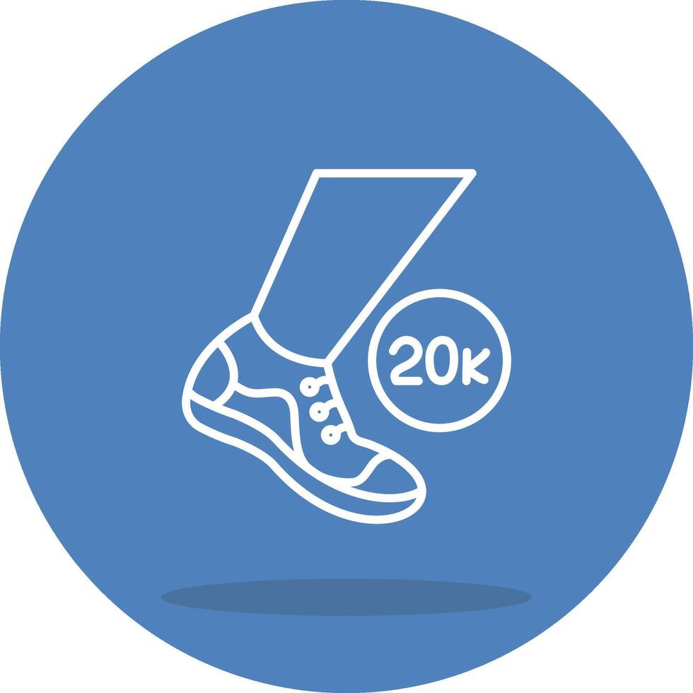 Pedometer Optimized Mobile Graphic Layout vector