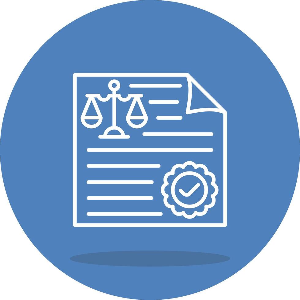 Secured File Consistent Flat Design Asset vector