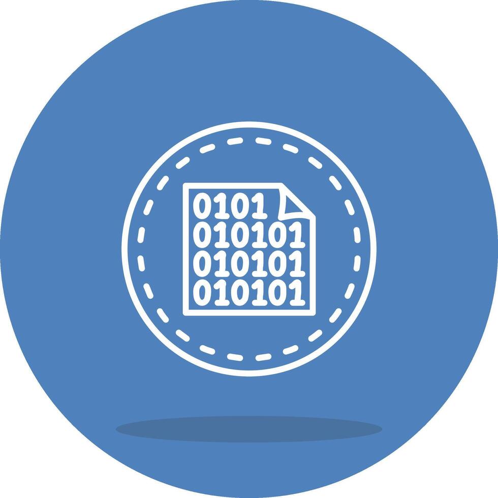 binario código adaptado ui gráfico vector