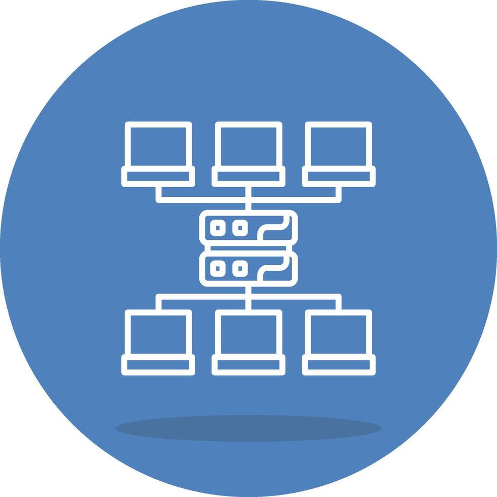 Local Network Unique UI Graphic Representation vector