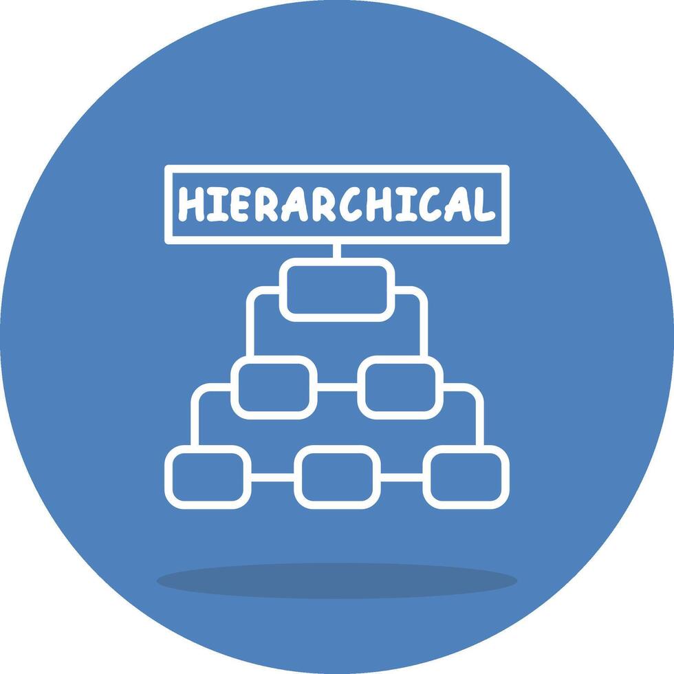 Hierarchical Distinct Visual Design Layout vector