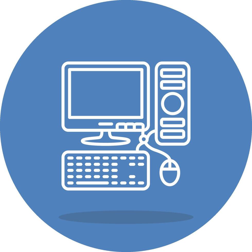 computadora simplificado gráfico diseño formar vector