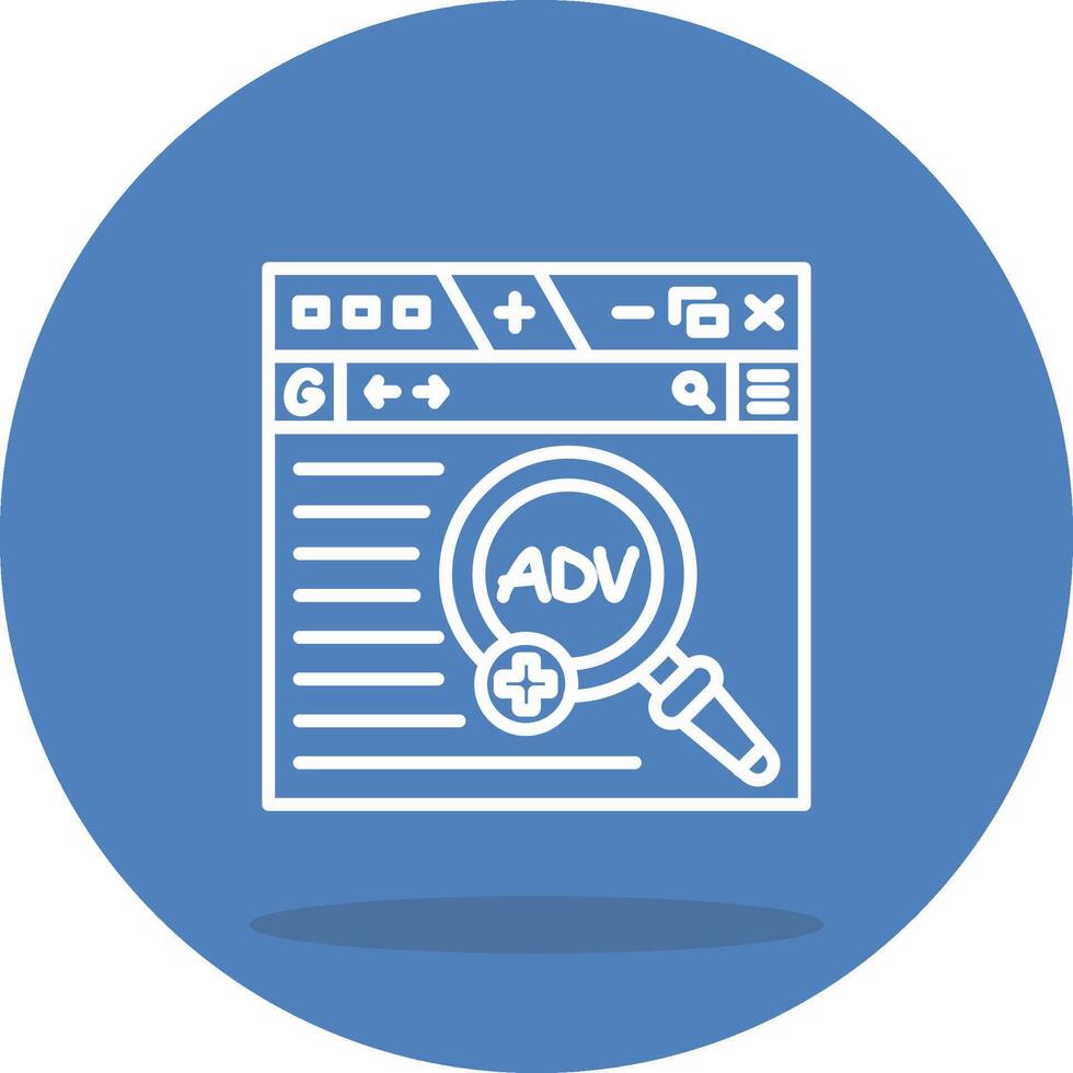 Advanced Search Versatile UI Element vector