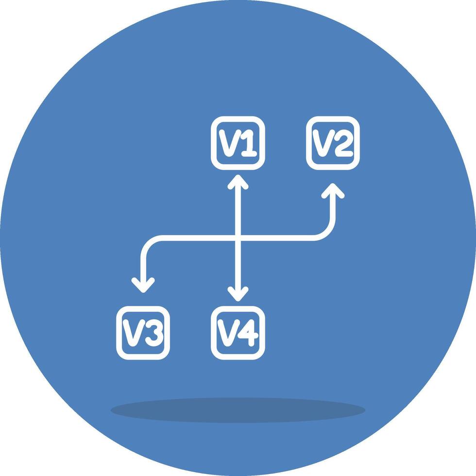 Version Control Optimized Mobile Graphic Layout vector