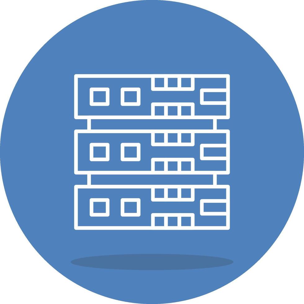 Database Clean Digital Graphic Shape vector