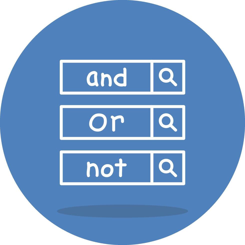 Boolean Search Scalable User Interface Symbol vector