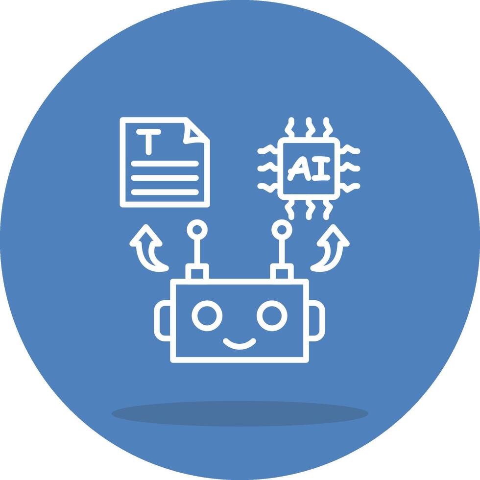 texto robot funcional ui diseño elemento vector