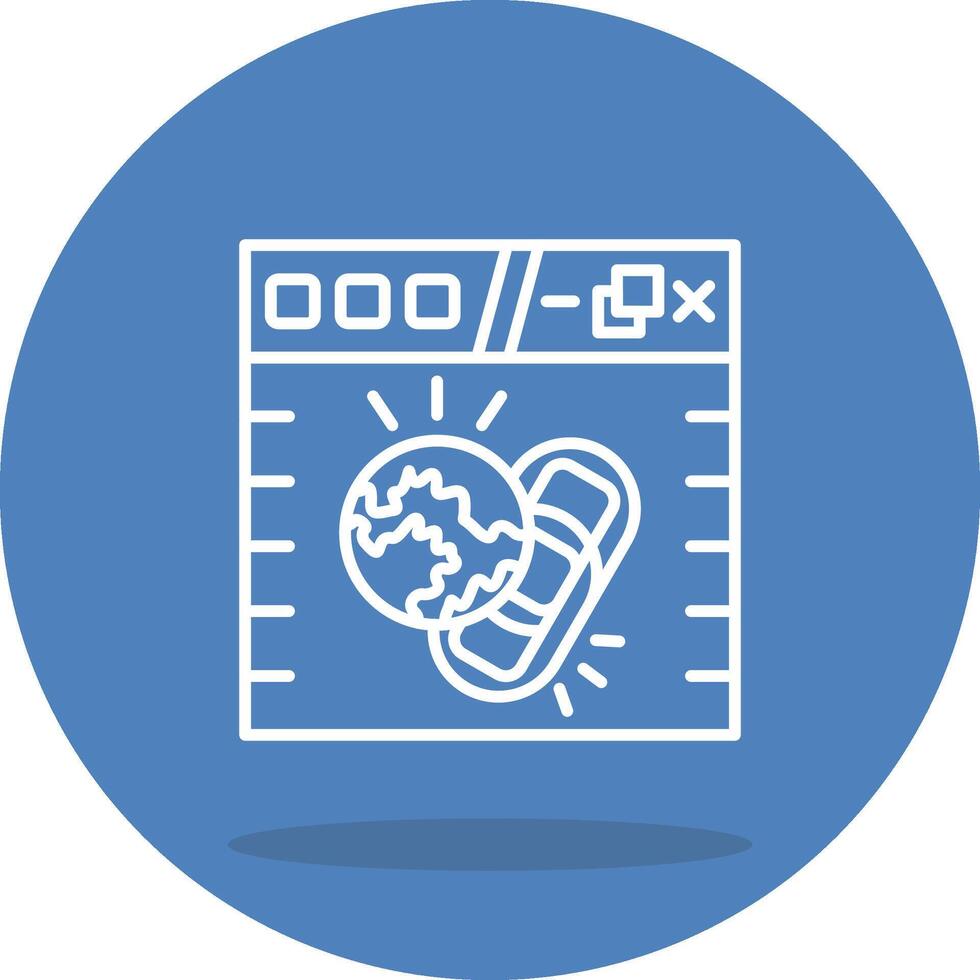 Laptop Cache Geometric UI Symbol vector