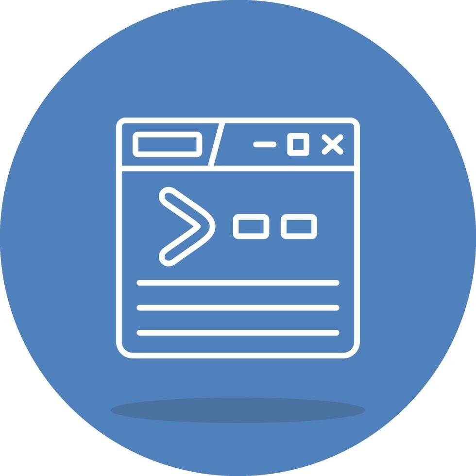 Terminal Window Application Interface Graphic Layout vector