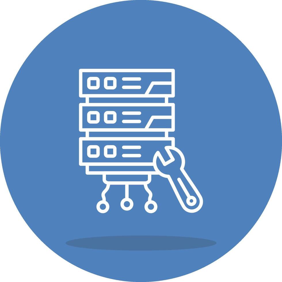 Server Maintenance Functional UI Design Element vector
