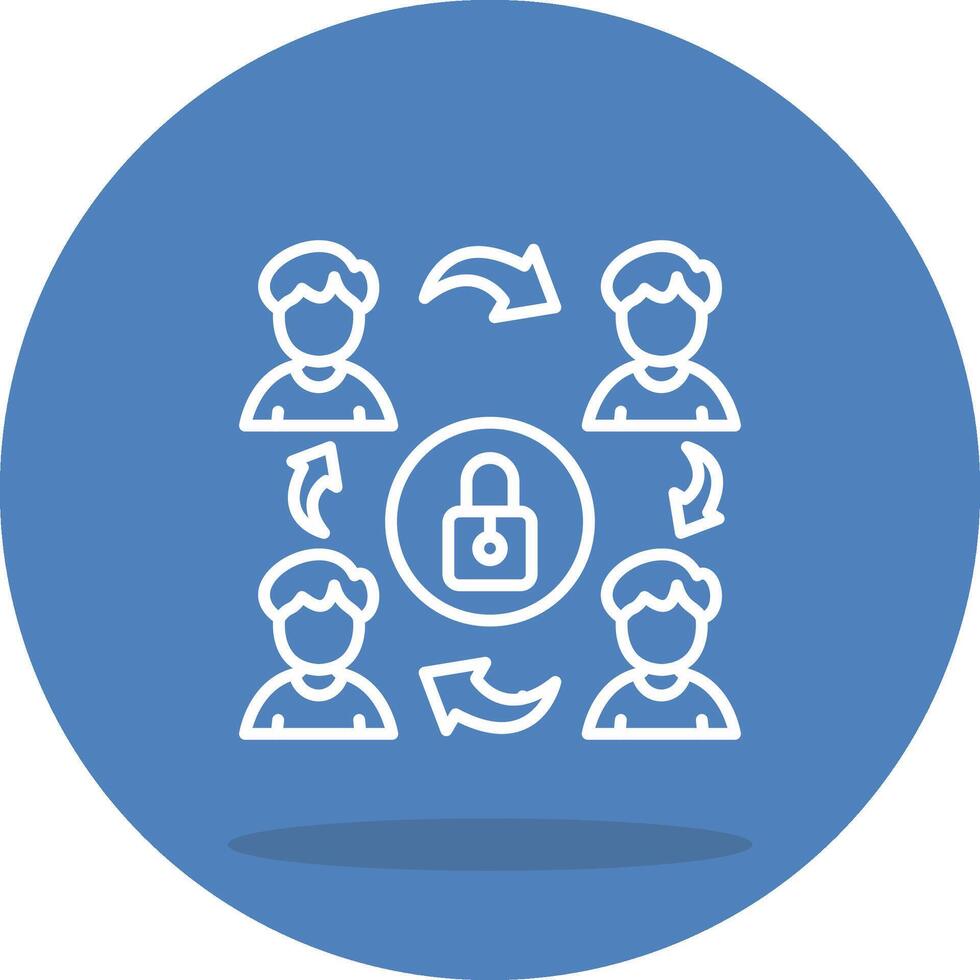 Connection Structured Graphic Design Object vector